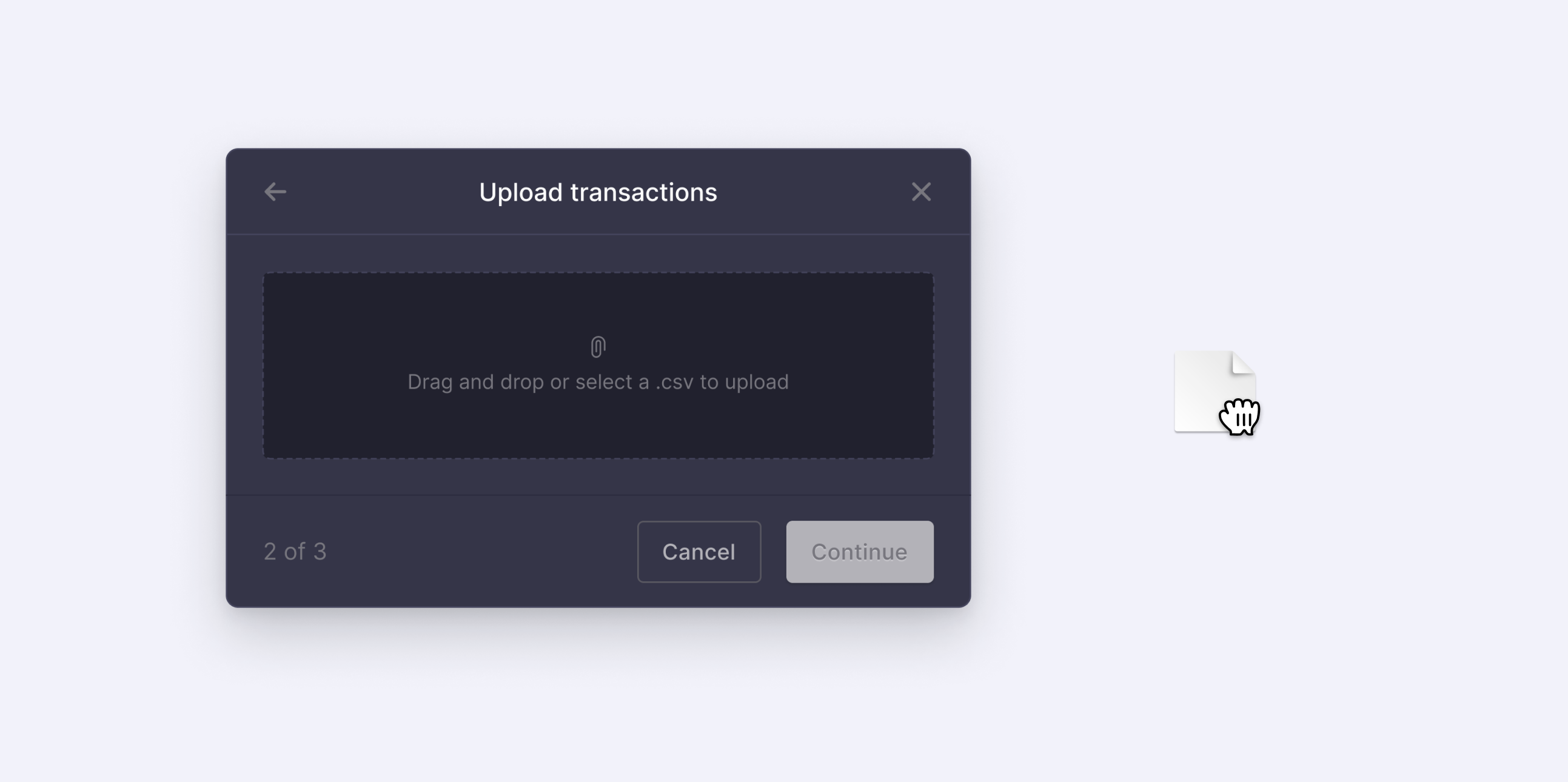 Batch transactions import by Justin Cheng